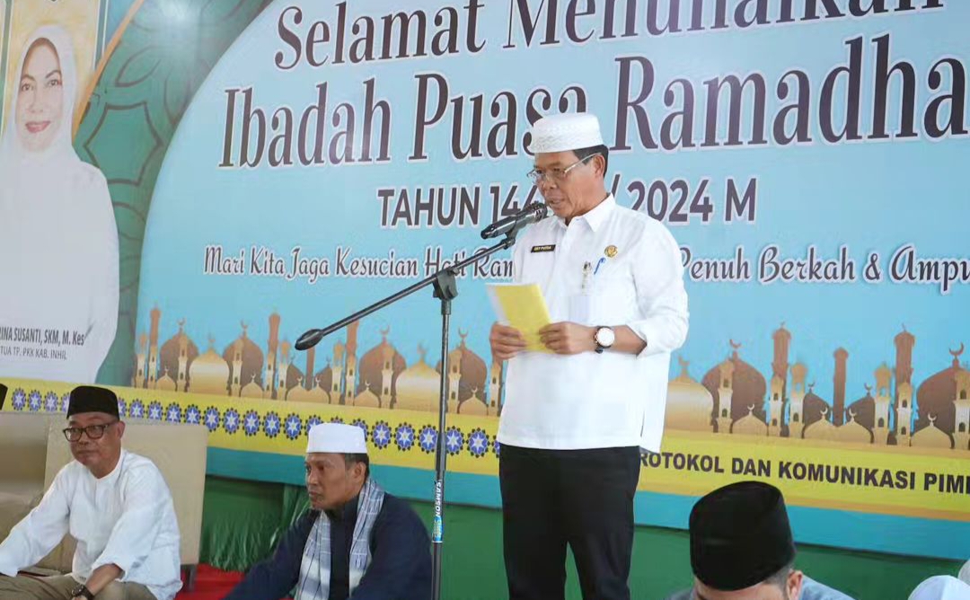 Hari ke 2 Ramadhan 1445 H. Pemda Inhil Laksanakan Buka Puasa Bersama di Rumah Dinas Bupati