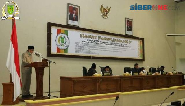 DPRD Inhil Laksanakan Rapat Paripurna ke- 7 Masa Persidangan 1 Tahun  Sidang 2022