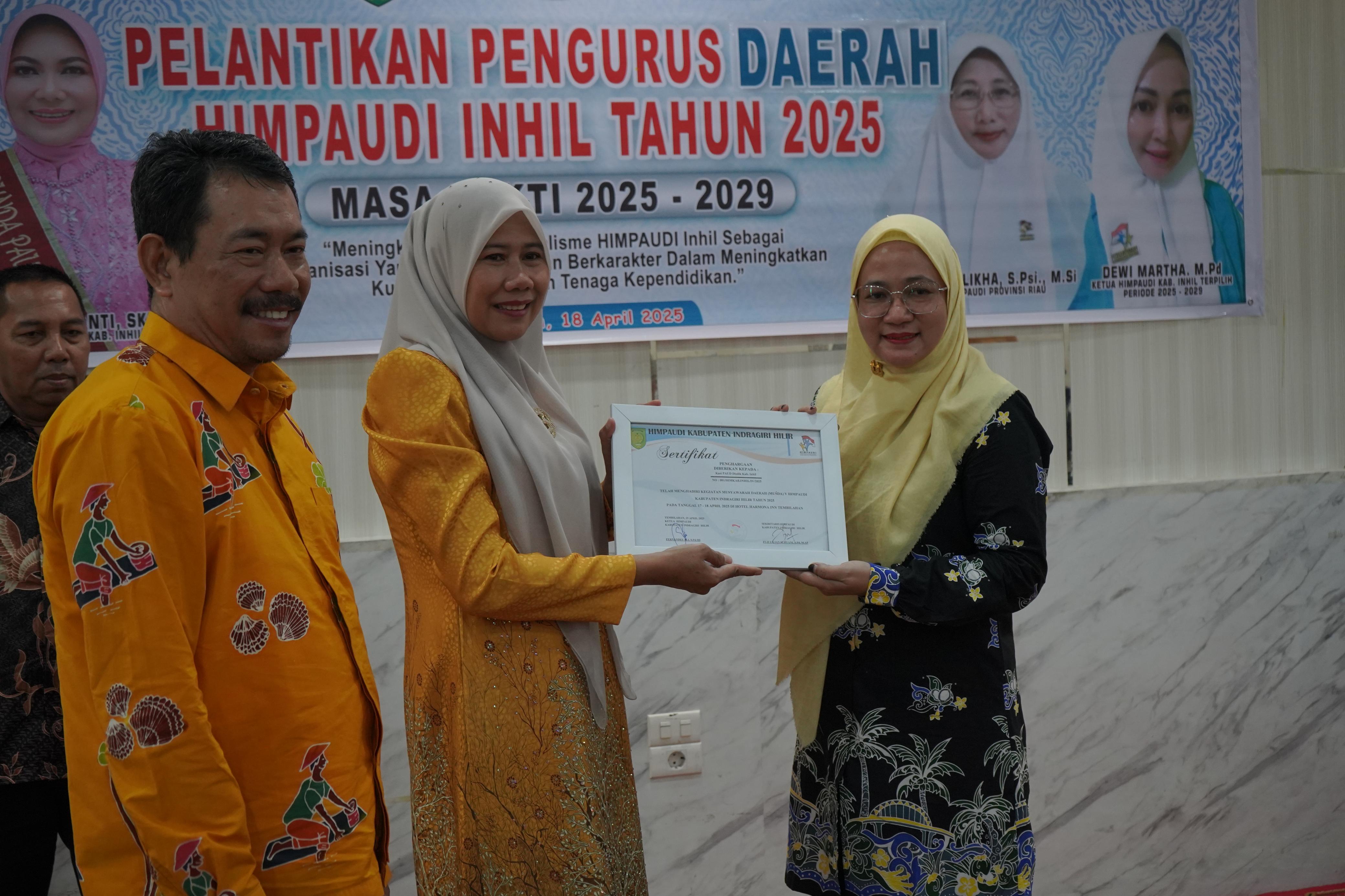 Wabup Inhil Dukung HIMPAUDI Majukan Pendidikan Anak Usia Dini