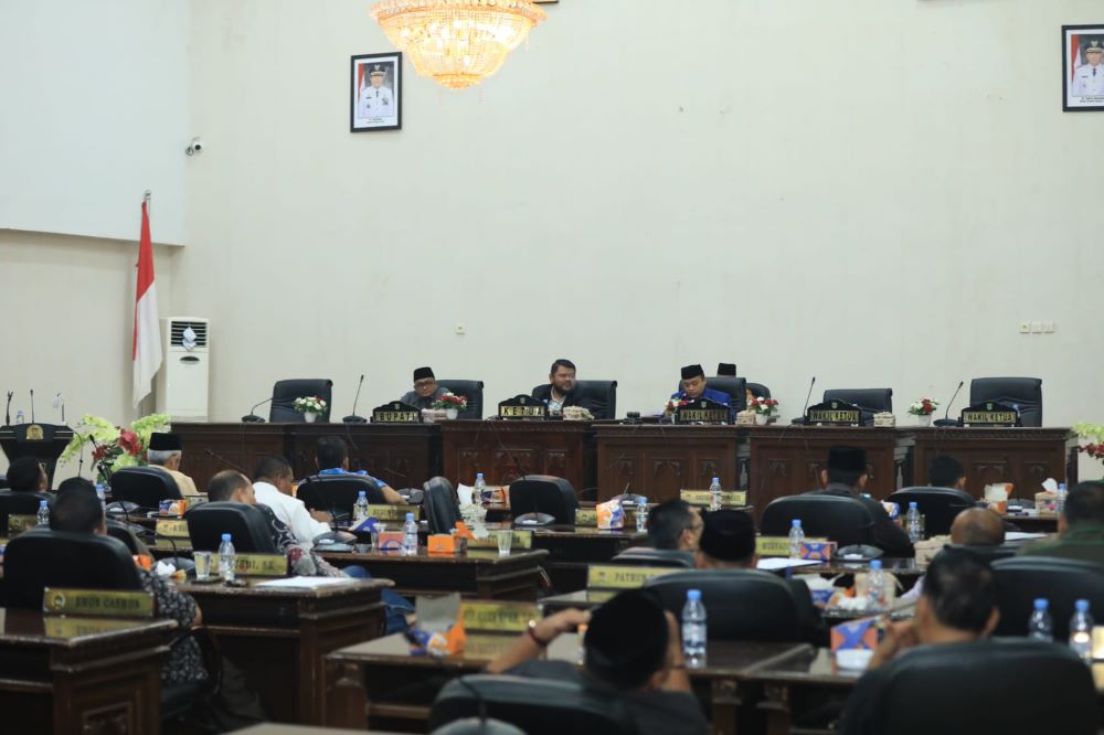 Pimpin Paripurna Masa Sidang I, Begini Pesan Ketua DPRD Wanda