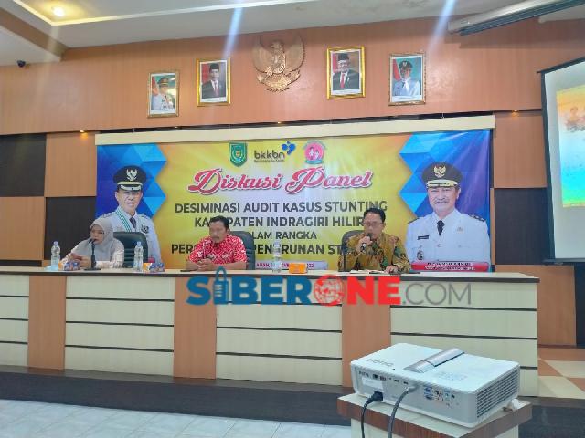 Dinas P2KBP3A Inhil Gelar Diskusi Panel Desiminasi Audit Kasus Stunting 