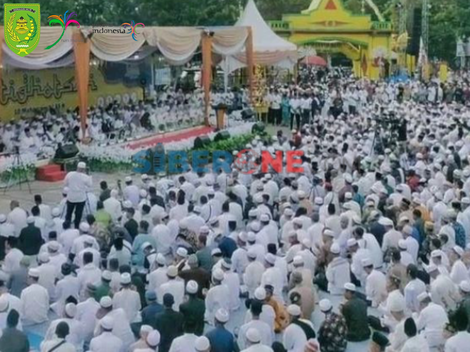 Puncak Gema Muharram di Lapangan Gajah Mada Dipadati Ribuan Masyarakat Inhil
