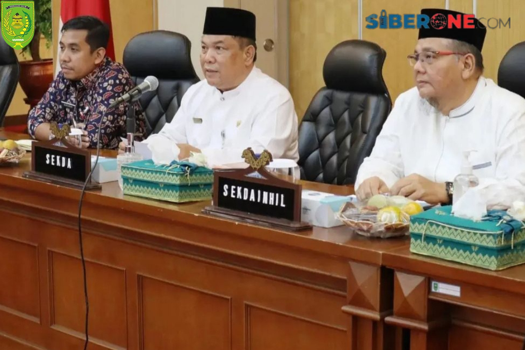 Pemkab Inhil dan OPD Hadiri Rapat Evaluasi Ranperda RTRW di Pekanbaru