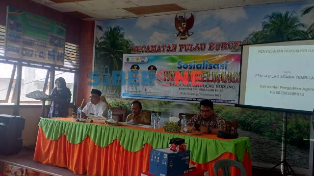 DP2KBP3A Inhil Gelar Sosialisasi Hukum Keluarga di Kecamatan Pulau Burung