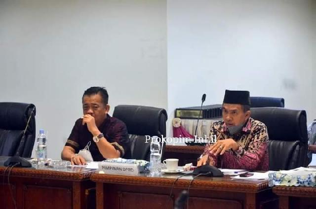 Konsultasi Bupati, Ketua DPRD Kab Inhil bersama Perwakilan AWI