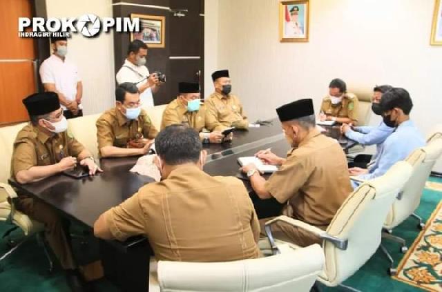 Rencana Program “Jelajah Riau” Di Inhil, BEM UNRI Jalin Silaturahmi dengan Bupati Inhil