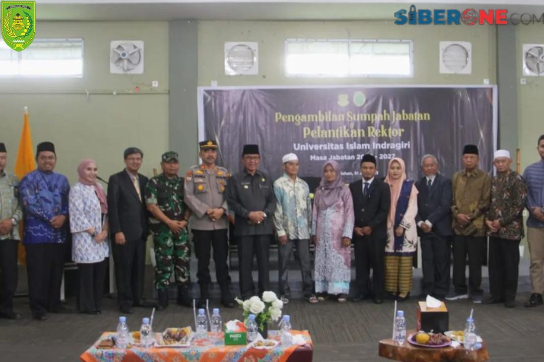 Bupati Wardan Hadiri dan Saksikan Pengambilan Sumpah Jabatan Rektor Unisi