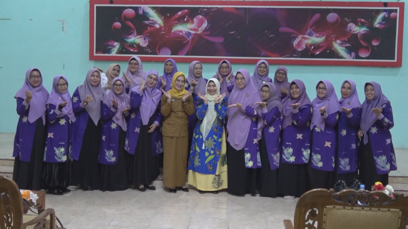 Hj Katerina Susanti Herman Terpilih Jadi Ketua Gabungan Organisasi Wanita Inhil