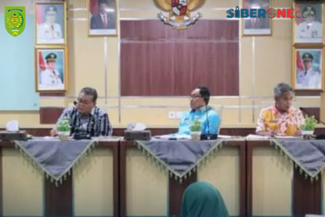 Bupati HM Wardan Pimpin Rapat Evaluasi Pembangunan Kabupaten Inhil Anggaran 2023