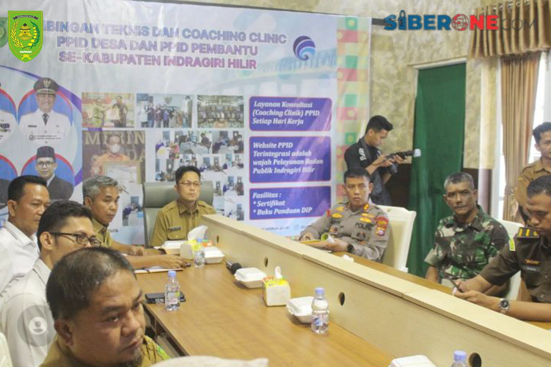 Bupati Inhil Ikuti Rakor Pengendalian Inflasi Daerah Secara Virtual