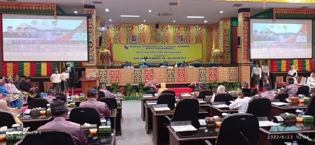 DPRD Pekanbaru Gelar Paripurna HUT Kota Pekanbaru ke-238