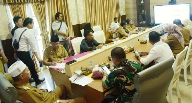 Wabup Inhil H.Syamsuddin Uti Ikuti Rakornas Pengendalian Inflasi Daerah